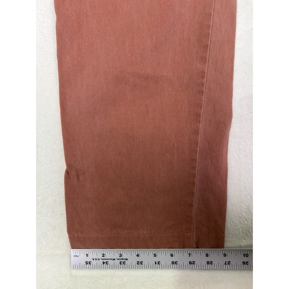 Tommy Bahama Pants Mens 38x32 Pink Salmon Regular Fit Straight Chino Pima Cotton